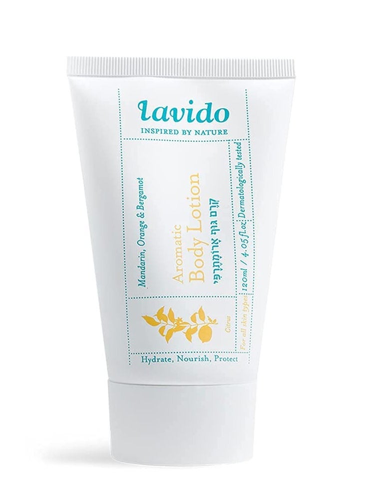 Lavido Lavido - Natural Aromatic Body Lotion | Clean, Non-Toxic Skincare (Mandarin, Orange & Bergamot, 8.45 fl oz | 250 ml) 