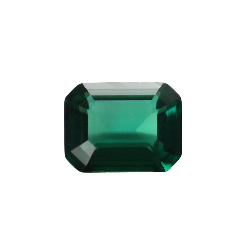 YOUKEYGEM Lab Grown Emerald Colombia And Zambia Green Color OTC Diamond Cut Loose Gemstone DIY Jewelry With AGL Certificate Zambia 7x9mm - Image 2