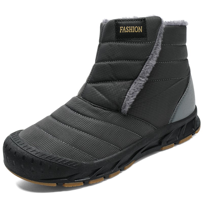Winter New Large Cotton Shoes Large Size Outdoor Men'S Shoes Snow Boots High-Top Men'S Fleece-Lined Sports Shoes Mountaineering Shoes - Image 4