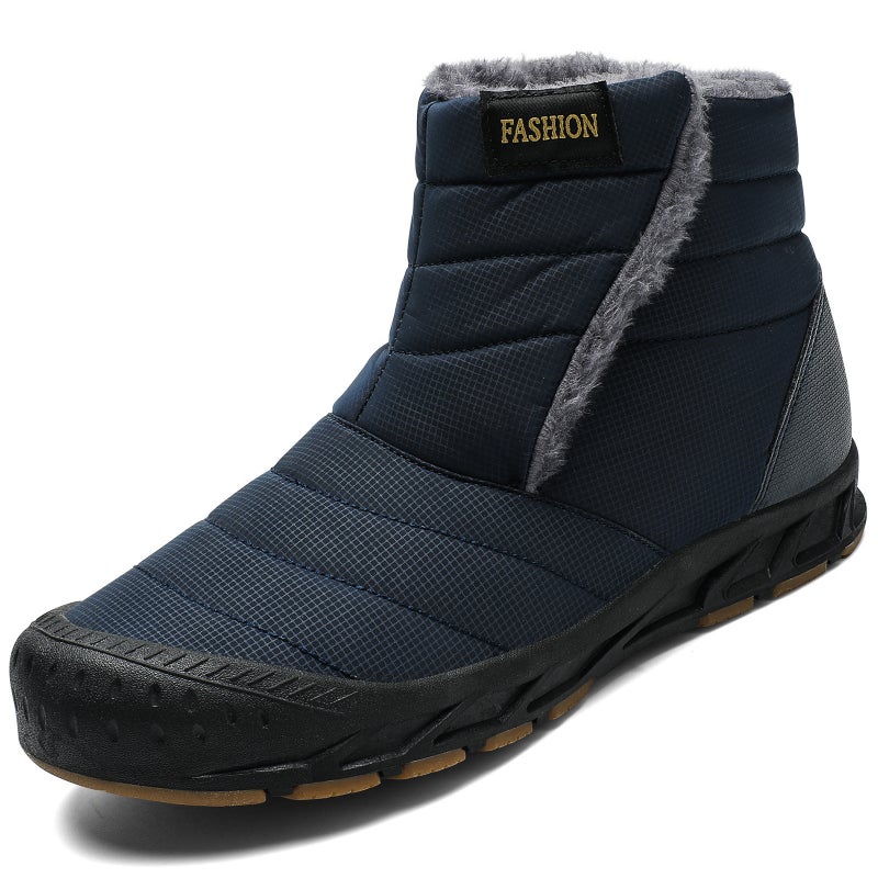 Winter New Large Cotton Shoes Large Size Outdoor Men'S Shoes Snow Boots High-Top Men'S Fleece-Lined Sports Shoes Mountaineering Shoes - Image 5