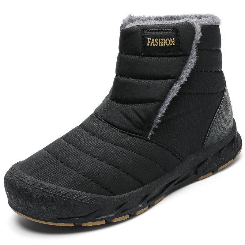 Winter New Large Cotton Shoes Large Size Outdoor Men'S Shoes Snow Boots High-Top Men'S Fleece-Lined Sports Shoes Mountaineering Shoes - Image 3
