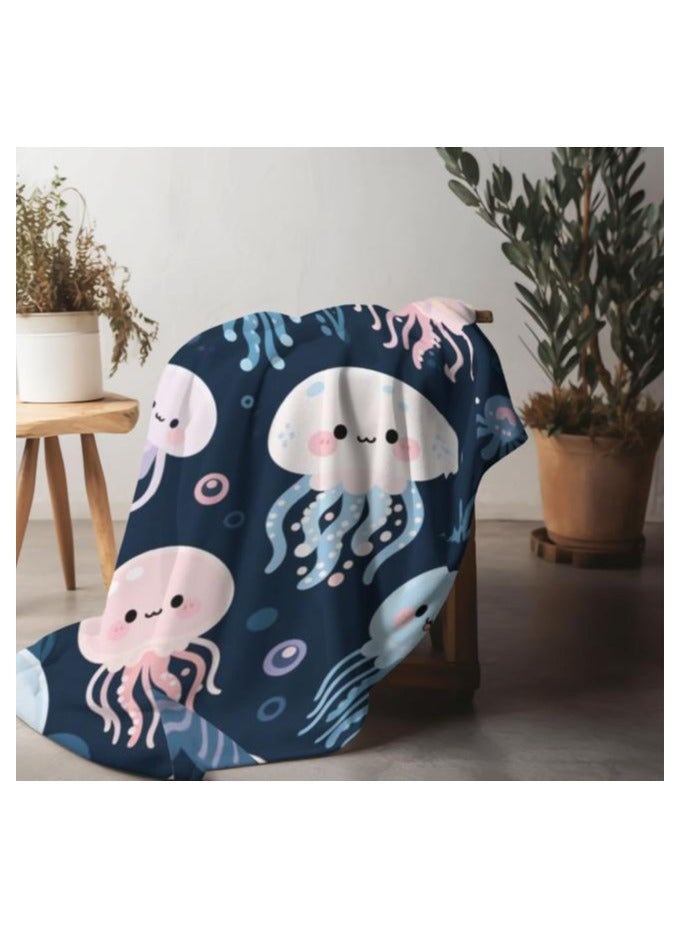 عام بطانية رقيقة من الفانيلا الكرتونية للأطفال أو الطلاب (دافئة ومريحة ومناسبة للنوم والألعاب) 100 سم * 150 سم - 861 - Image 5