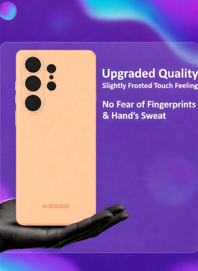 KZDOO Case for Galaxy S26 Ultra Air Skin Case All Around Full Protection Ultra Slim 0.3mm Thickness 4g Feather Weight - Orange - Image 2