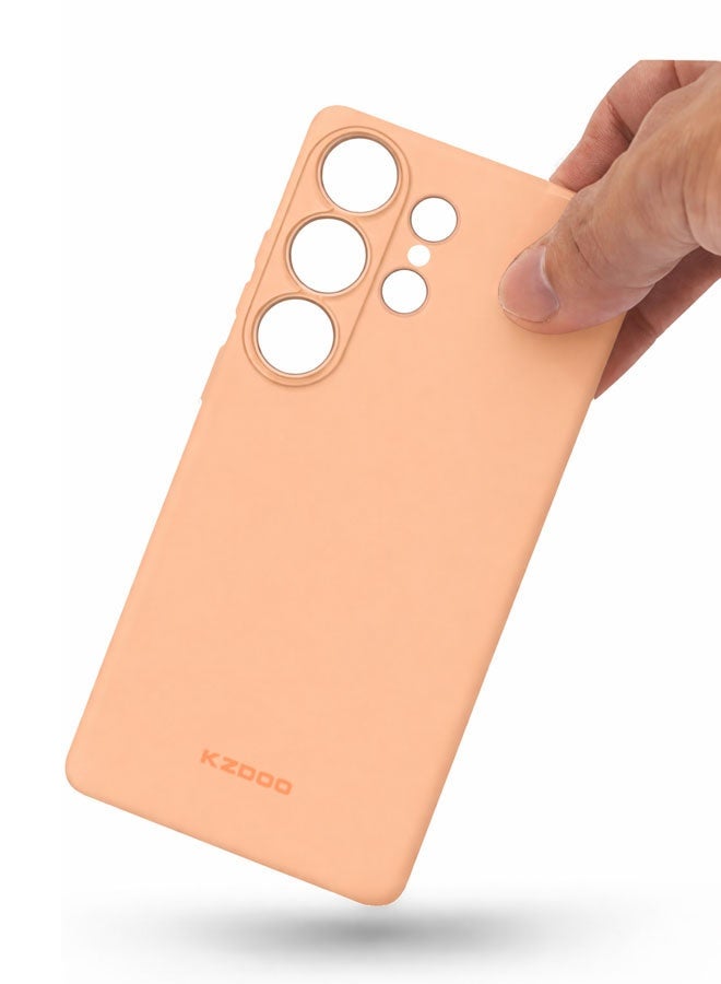 KZDOO Case for Galaxy S26 Ultra Air Skin Case All Around Full Protection Ultra Slim 0.3mm Thickness 4g Feather Weight - Orange - Image 3
