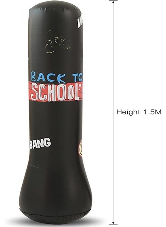 richtots Premium Inflatable Punching Bag for Kids Adults, Punching Bag Karate Inflated Toy Gifts for Boys and Girls, Boxing Bag for Immediate Bounce-Back for Taekwondo, Relieve Pent Up Energ 150 cm - Image 5