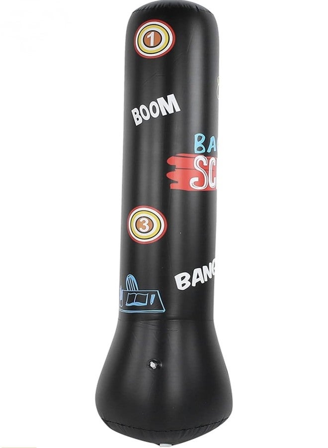 richtots Premium Inflatable Punching Bag for Kids Adults, Punching Bag Karate Inflated Toy Gifts for Boys and Girls, Boxing Bag for Immediate Bounce-Back for Taekwondo, Relieve Pent Up Energ 150 cm - Image 1