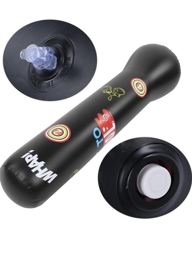 richtots Premium Inflatable Punching Bag for Kids Adults, Punching Bag Karate Inflated Toy Gifts for Boys and Girls, Boxing Bag for Immediate Bounce-Back for Taekwondo, Relieve Pent Up Energ 150 cm - Image 4
