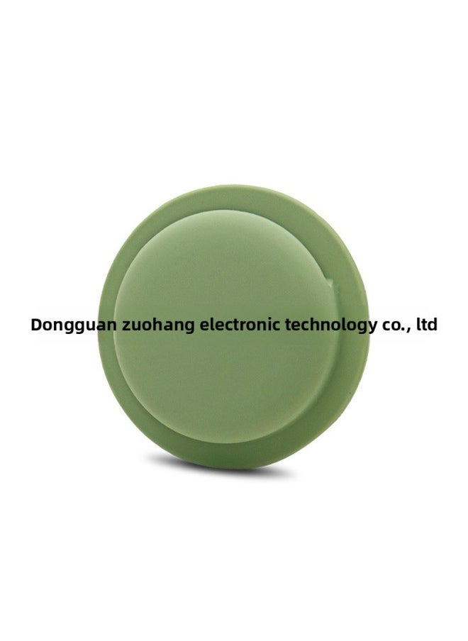 Generic - Applicable To For Apple Airtag Silicone Protective Case For Apple Locator Tracker Portable Anti-lost Protective Case-Color:Avocado Green - Image 1