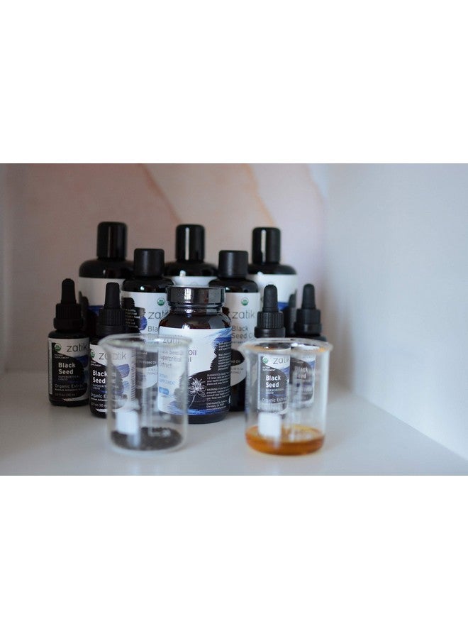 زاتك زيت حبة البركة السوداء من زاتيك ناتشورالز - زيت حبة البركة السوداء المصري المعصور على البارد والمعتمد من وزارة الزراعة الأمريكية، نباتي وخالي من الجلوتين وغير معدّل وراثيًا، 6.76 أونصة سائلة، 200 مل - Image 2