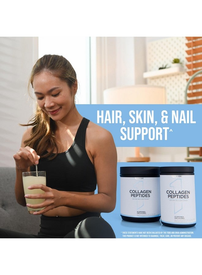 Rule 1 Proteins Rule 1 Collagen Peptides Powder - Hydrolyzed Bovine Collagen, Hyaluronic Acid, and Vitamin C. Supports Hair, Skin, & Nails (50 Servings, Unflavored) - Image 3