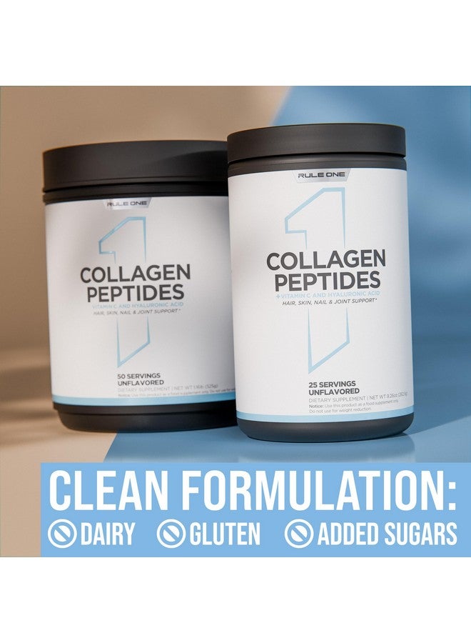 Rule 1 Proteins Rule 1 Collagen Peptides Powder - Hydrolyzed Bovine Collagen, Hyaluronic Acid, and Vitamin C. Supports Hair, Skin, & Nails (50 Servings, Unflavored) - Image 4