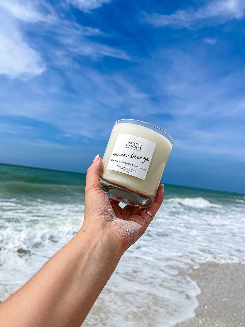 Jackpot Candles Ocean Breeze Candle with Ring Inside (Surprise Jewelry Valued at $15 to $5,000) Ring Size 7 - Image 3
