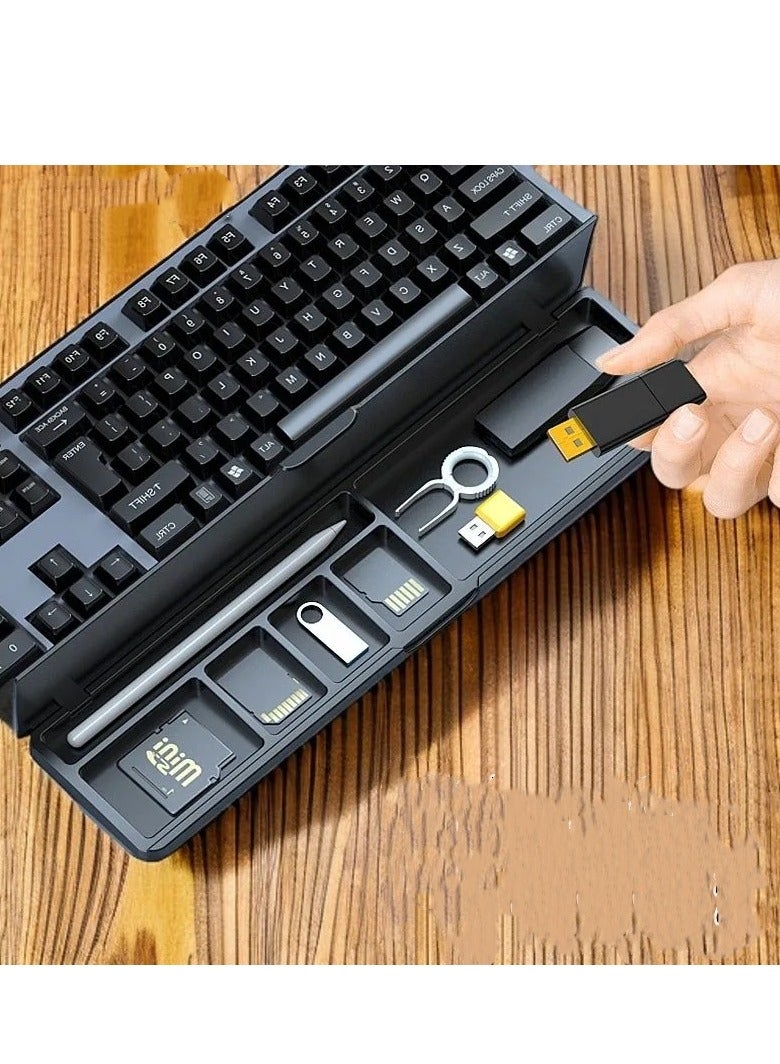 Wrist Pad Keyboard Mouse Wrist Pad With Storage Box  - Image 1