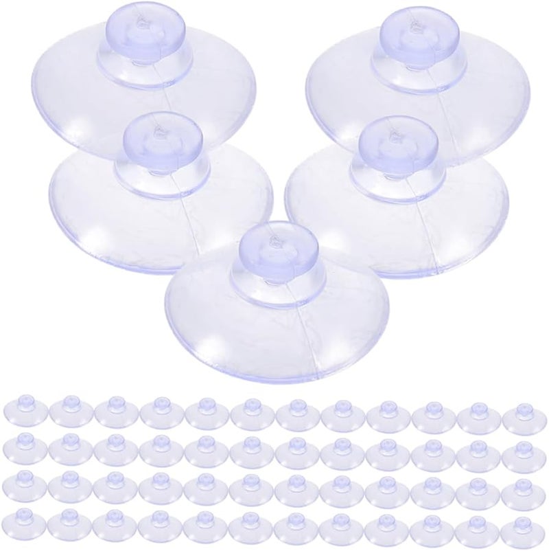 جاتويدا ٢٠٠ قطعة خطافات أكواب PVC شفافة مثبتة بقوة علاقات نوافذ للزجاج دش مطبخ حمام - Image 2