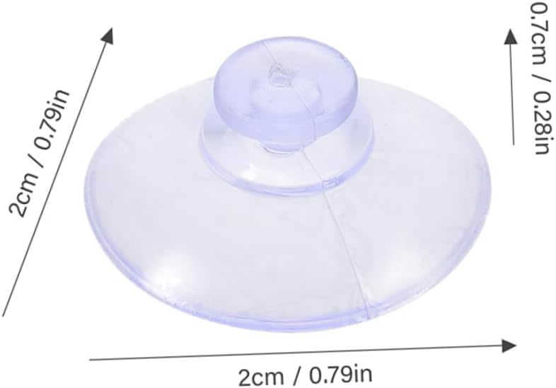 جاتويدا ٢٠٠ قطعة خطافات أكواب PVC شفافة مثبتة بقوة علاقات نوافذ للزجاج دش مطبخ حمام - Image 3