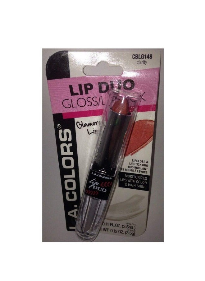 LA Colors L.A.Colors Lip Duo Gloss/Lipstick Cblg148 Clarity  - Image 2