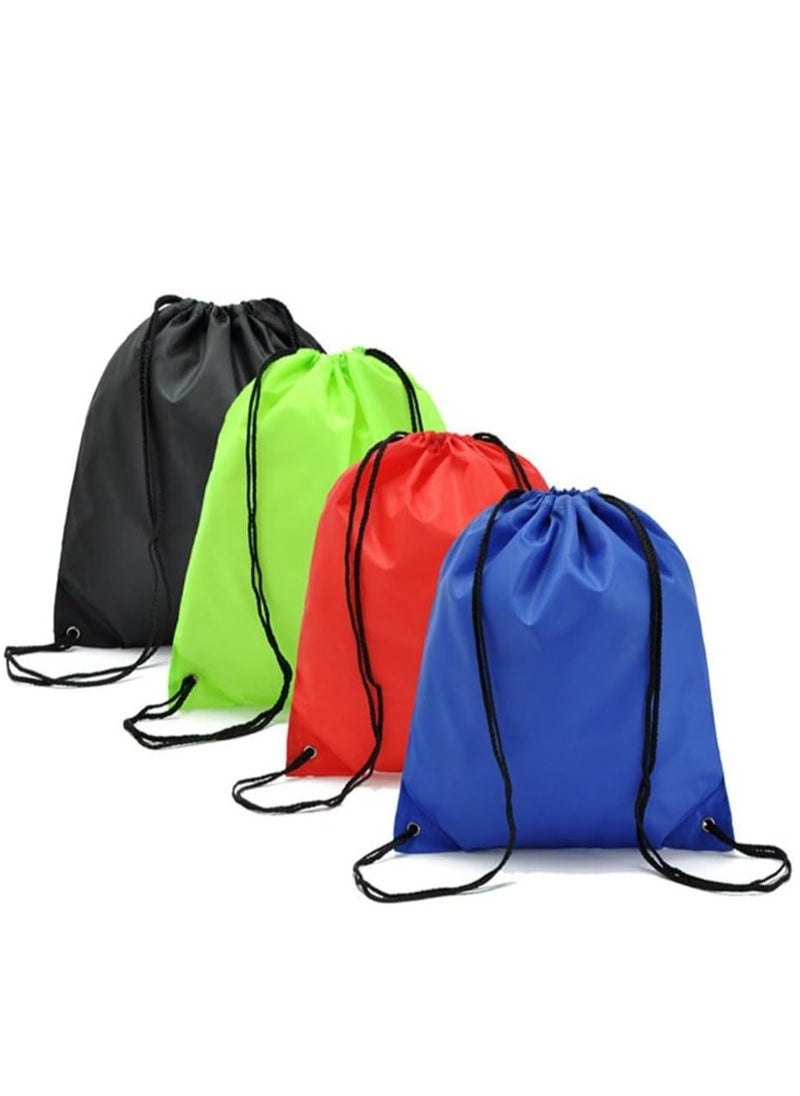 spa luxetique 4 Pcs Waterproof Drawstring Bags Sports Riding Backpack Suitable for Adults and Kids, Holiday, Swimming, Beach  - Image 2