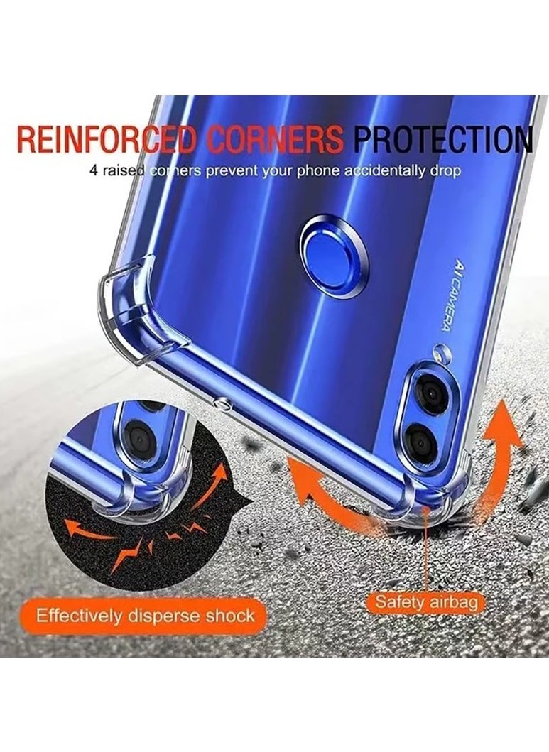 Case Clear for Huawei Y9 2019 TPU Four Corners Cover Transparent Soft  - Image 3
