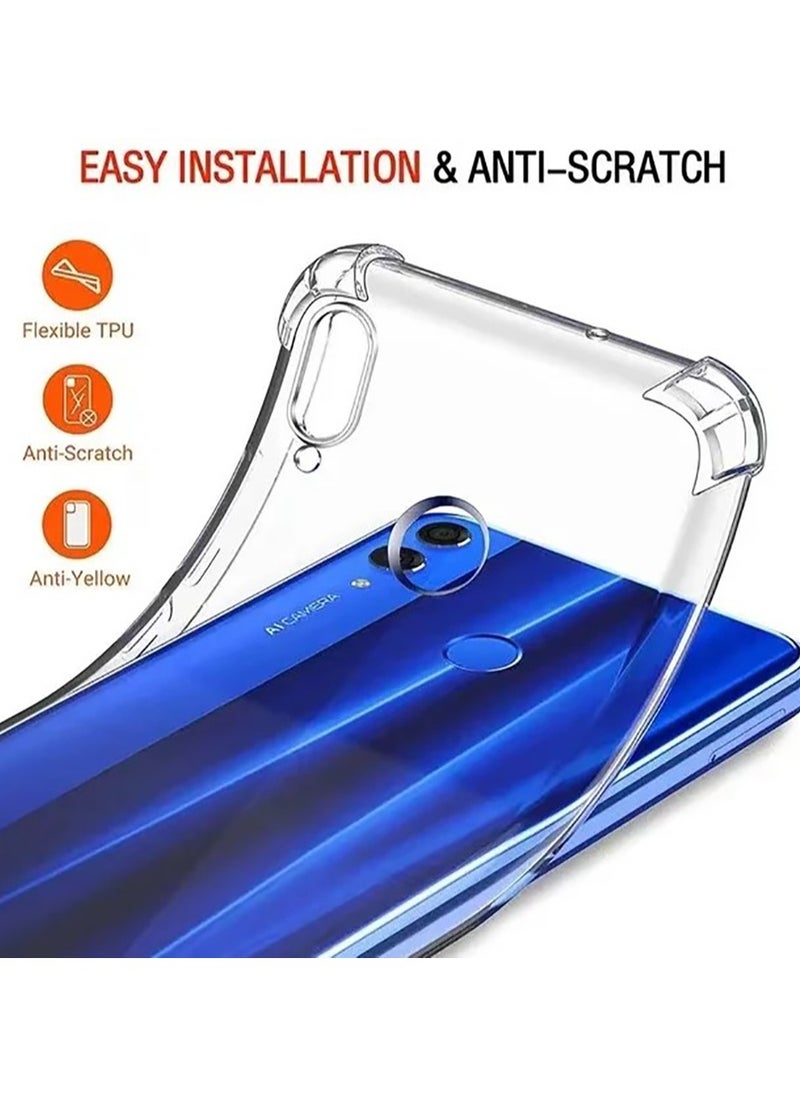 Case Clear for Huawei Y9 2019 TPU Four Corners Cover Transparent Soft  - Image 4