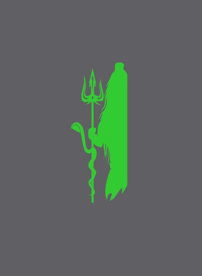 DreamKraft Glow in The Dark Lord Shiva Radium Wall Stickers (Green, 20x33 CM) - Image 2