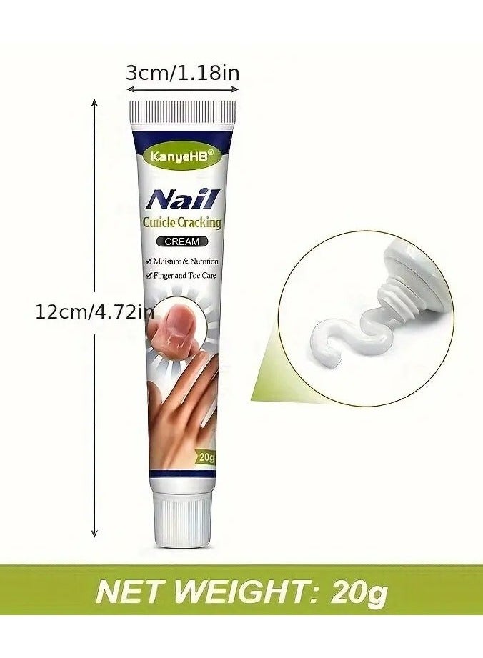KanyeHB Nail Strengthening Cream and Cuticle Cracking Liquid Set - Hypoallergenic, Easy to Use, Promotes Healthy, 20g - Image 5