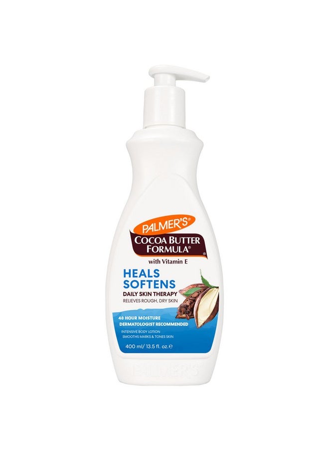 PALMER'S Cocoa Butter Formula Daily Skin Therapy Cocoa Butter Body Lotion For Dry Skin Hand & Body Moisturizer Pump Bottle 13.5 Oz (Pack Of 1)  - Image 1