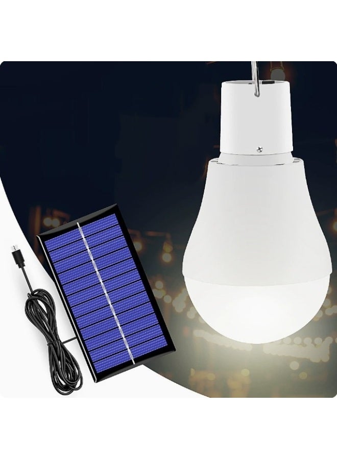 Soofam Solar Light Bulbs for Indoor Home and Chicken Coop, Outdoor Waterproof Camping Lamps for Tent, Rechargeable LED Solar Lights for Shed Night, Emergency Power Outage and Outside - Image 2