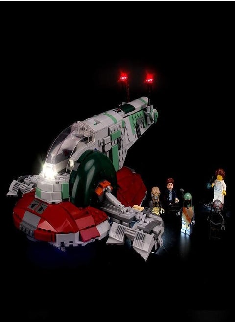 BRIKSMAX Led Lighting Kit for Star Wars Slave I - Compatible with Lego 75243 Building Blocks Model- Not Include The Lego Set