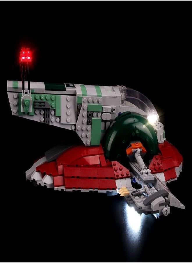 BRIKSMAX - BRIKSMAX Led Lighting Kit for Star Wars Slave I - Compatible with Lego 75243 Building Blocks Model- Not Include The Lego Set - Image 1