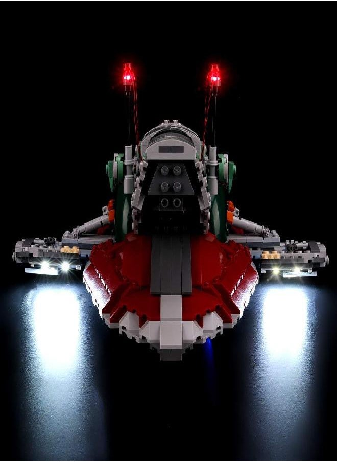 BRIKSMAX - BRIKSMAX Led Lighting Kit for Star Wars Slave I - Compatible with Lego 75243 Building Blocks Model- Not Include The Lego Set - Image 1