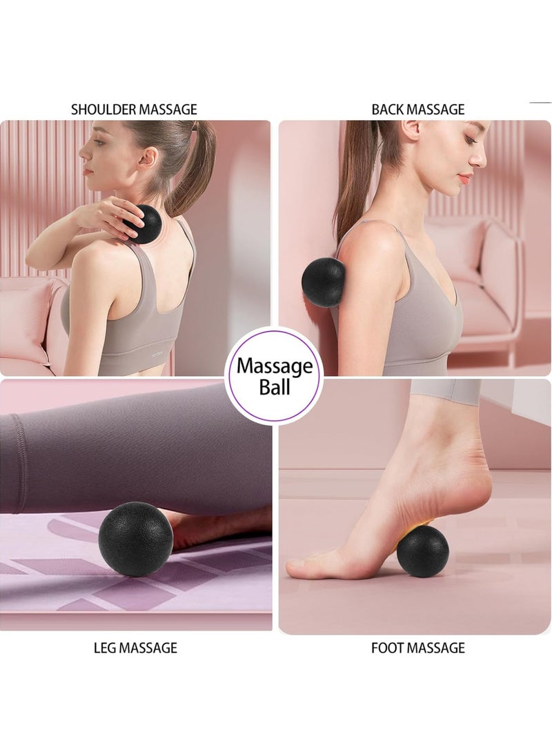 ZERIFAM Foam Roller Set, 5 in 1 Foam Roller Massage Set for Deep Tissue Muscle Massage, Trigger Point Fitness Exercise Foam Roller, Massage Roller, Massage Ball, Stretching Strap, for Whole Body  - Image 5