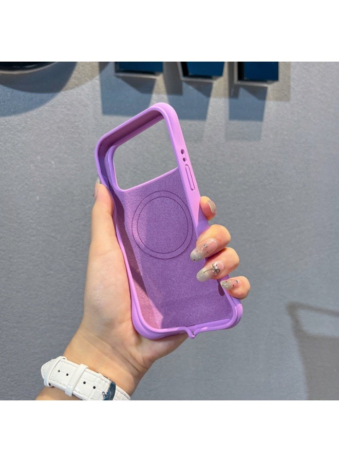 3D Ripple Liquid Silicone Magnetic Phone Case for Apple iPhone 17 Pro Max / 17 Pro / 17 Air / 17, Full Coverage Shockproof Soft Cover - Image 4