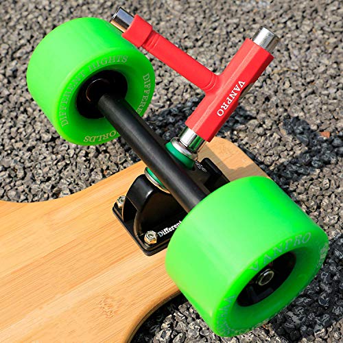 Vanpro skateboard tools skate tool all in oneUsed for installation and maintenance of various skateboards and roller skates，etc.(Snow red, Pack of 1) - Image 4