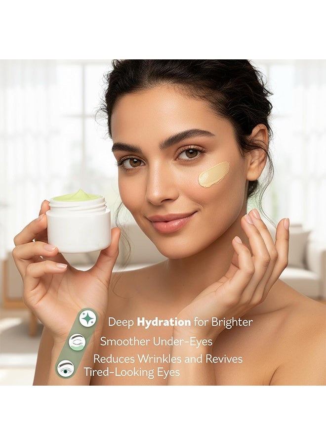 Hoygi Avocado Bomb Revitalizing Eye Cream, Moisturizing & Elastic Formula for Dark Circles, Puffiness, Anti-Wrinkle, Firming & Lifting, Reduces Fine Lines for Youthful, Bright Eyes - Image 2