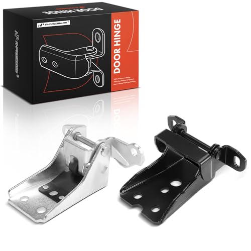A-Premium Door Hinge Assembly Compatible with Ford F-150 Bronco 1980-1996, F-250 F-350 1980-1997, F-250 HD, F-Super Duty, Fairmont, Granada, Thunderbird & Mercury Cougar, Marquis, Zephyr, 2-PC Set - Image 1