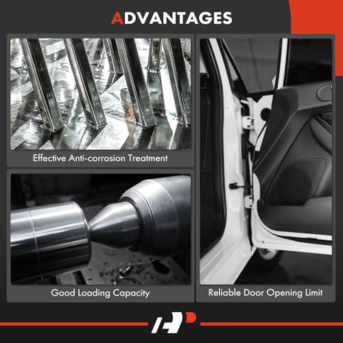 A-Premium Door Hinge Assembly Compatible with Ford F-150 Bronco 1980-1996, F-250 F-350 1980-1997, F-250 HD, F-Super Duty, Fairmont, Granada, Thunderbird & Mercury Cougar, Marquis, Zephyr, 2-PC Set - Image 5