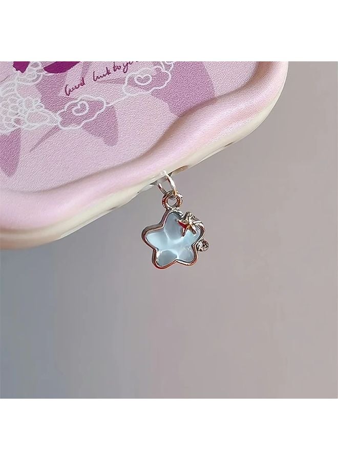 Lightning Blue Star Dust Plug For Charging Ports Phone Accessory Dust Protection - Image 5