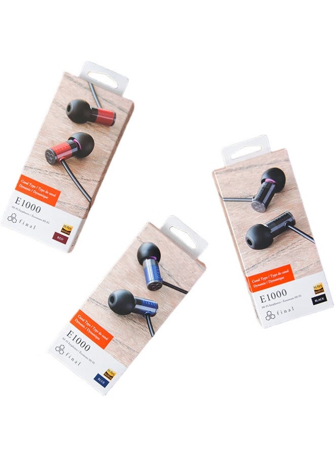 Final E1000 Portable In-Ear Headphones, Lossless Music Earphones, Trendy Earphones, Black - Image 3