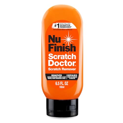 Nu Finish Car Scratch Remover Scratch Removal for Cars Eliminates Paint Scrapes Scuffs Haze and Swirls on Cars Boats and Motorcycles 65 Oz White - Image 1