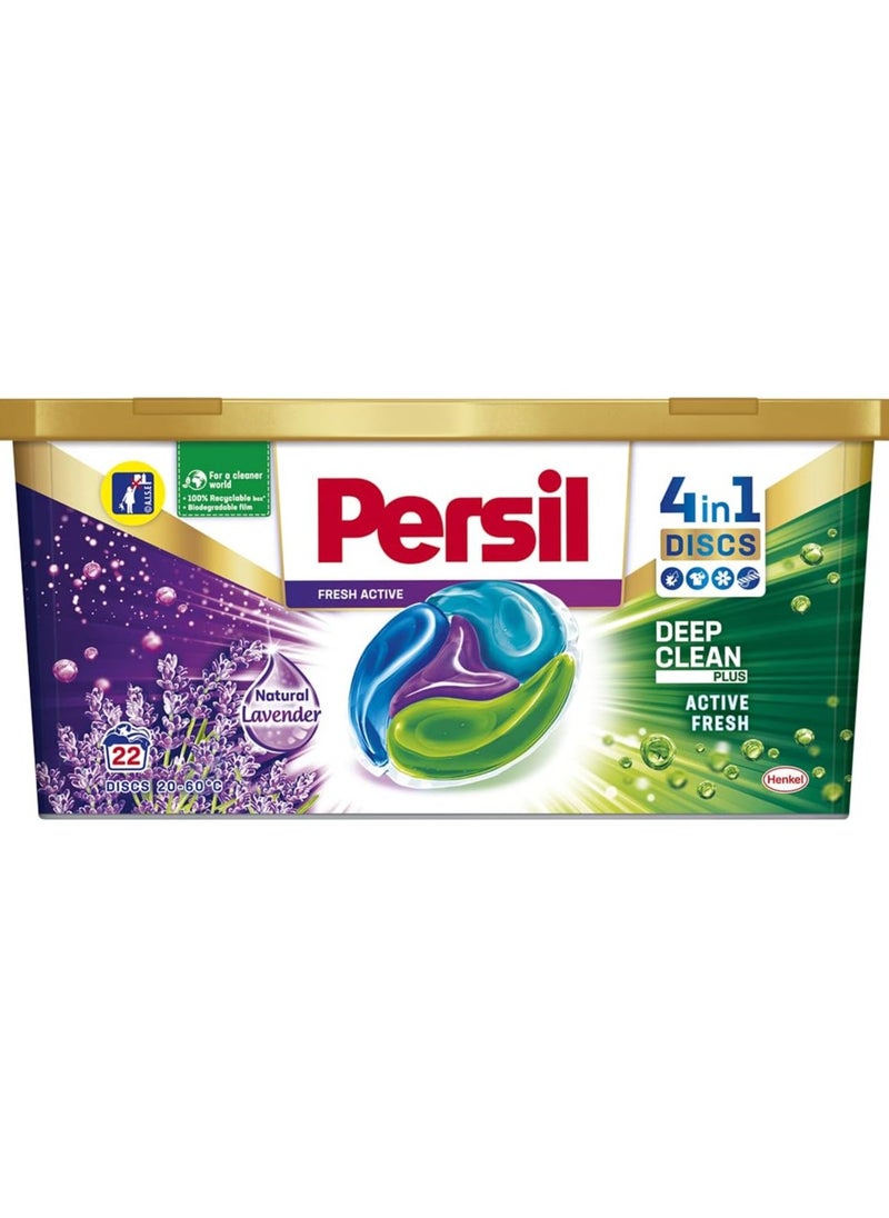 Persil Persil 4in1 Discs, Universal Deep Clean Natural Lavender 550g 22 Discs 