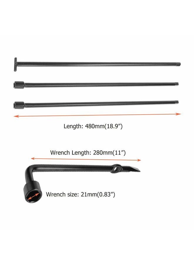 Dr.Roc Compatible with Spare Tire Tool Kit with Bag 2005-2019 Nissan Frontier Titan Pathfinder 2005-2015 Amanda Xterra and Infiniti 2013-2020 Select Models - Image 2