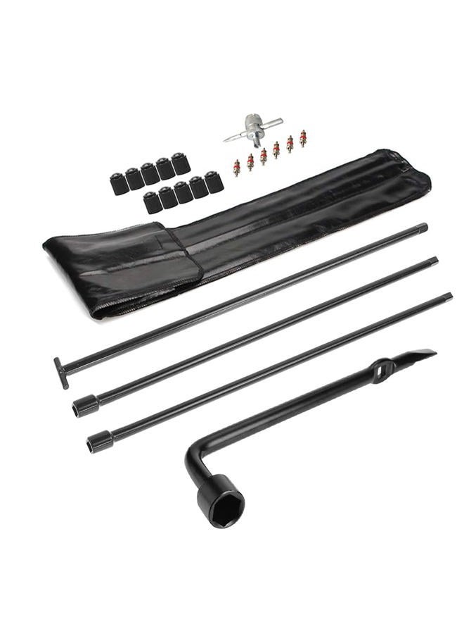 Dr.Roc Compatible with Spare Tire Tool Kit with Bag 2005-2019 Nissan Frontier Titan Pathfinder 2005-2015 Amanda Xterra and Infiniti 2013-2020 Select Models - Image 1