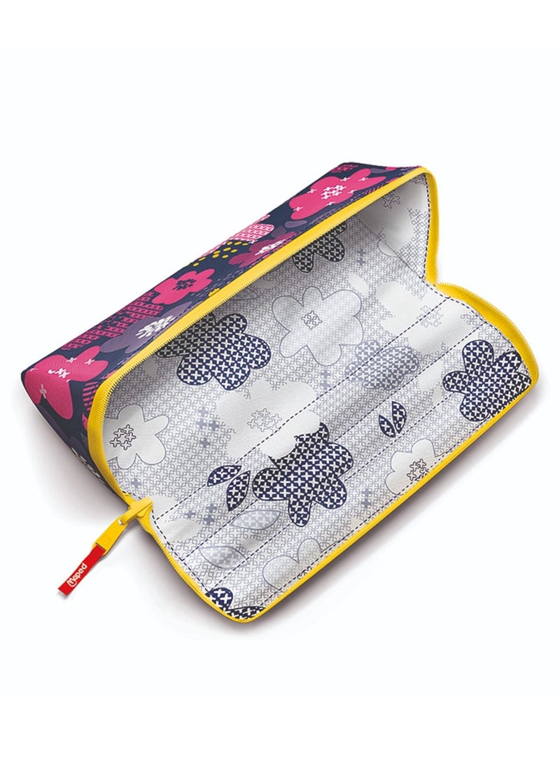 Maped Maped Pencil Case Pattern Pink  - Image 2