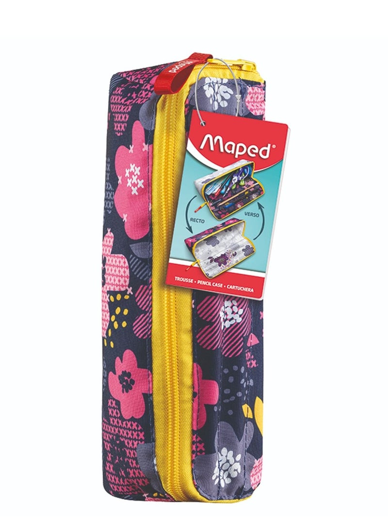 Maped Maped Pencil Case Pattern Pink  - Image 1