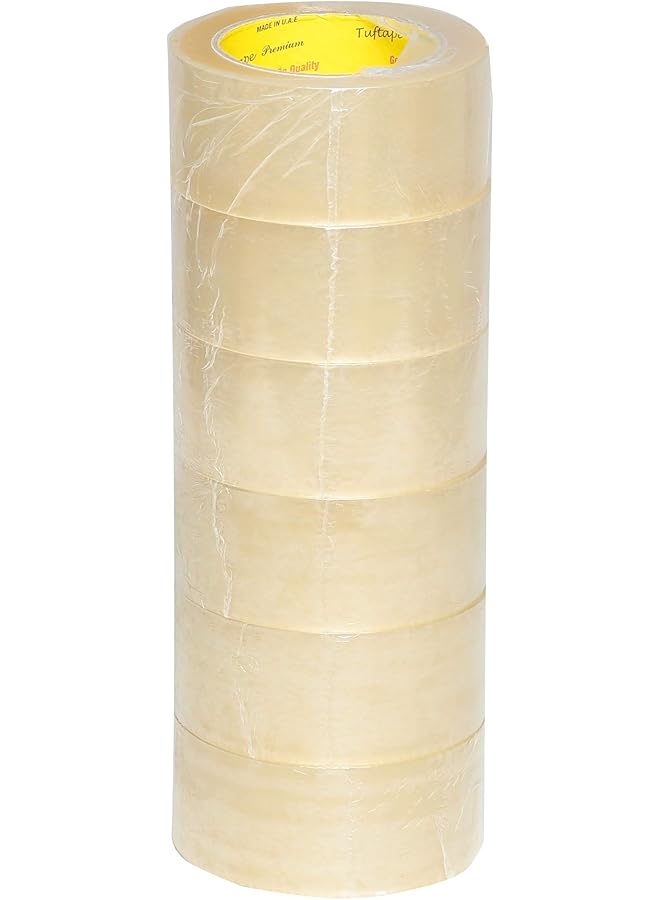 إيروريكس أشرطة تغليف شفافة، 2 × 100 ياردة، عبوة من 6 قطع