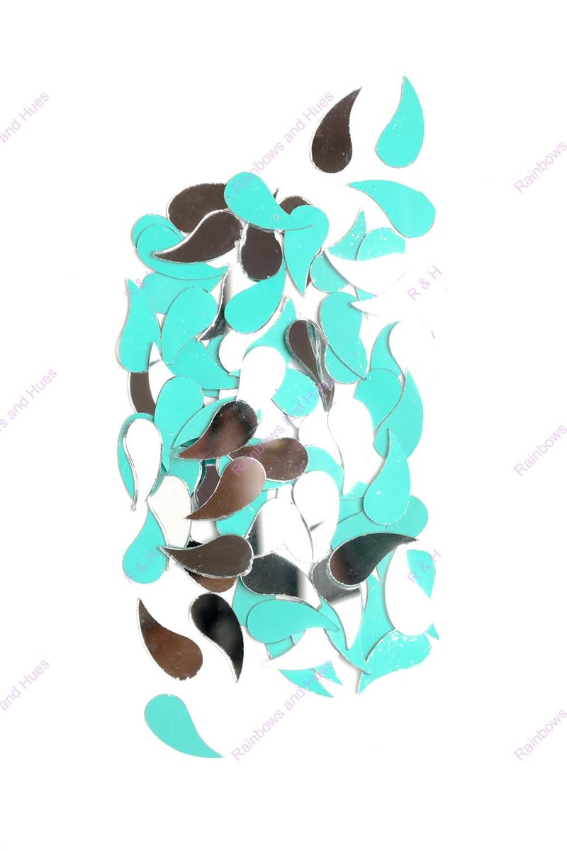 RH RH Craft Mirrors Mango Kairi Shape 100 Grams for LIPPAN Art Mirror Art MUD and Mirror Art Craft Mosaic Art Home Decorations ETC Right 45 CM  - Image 4