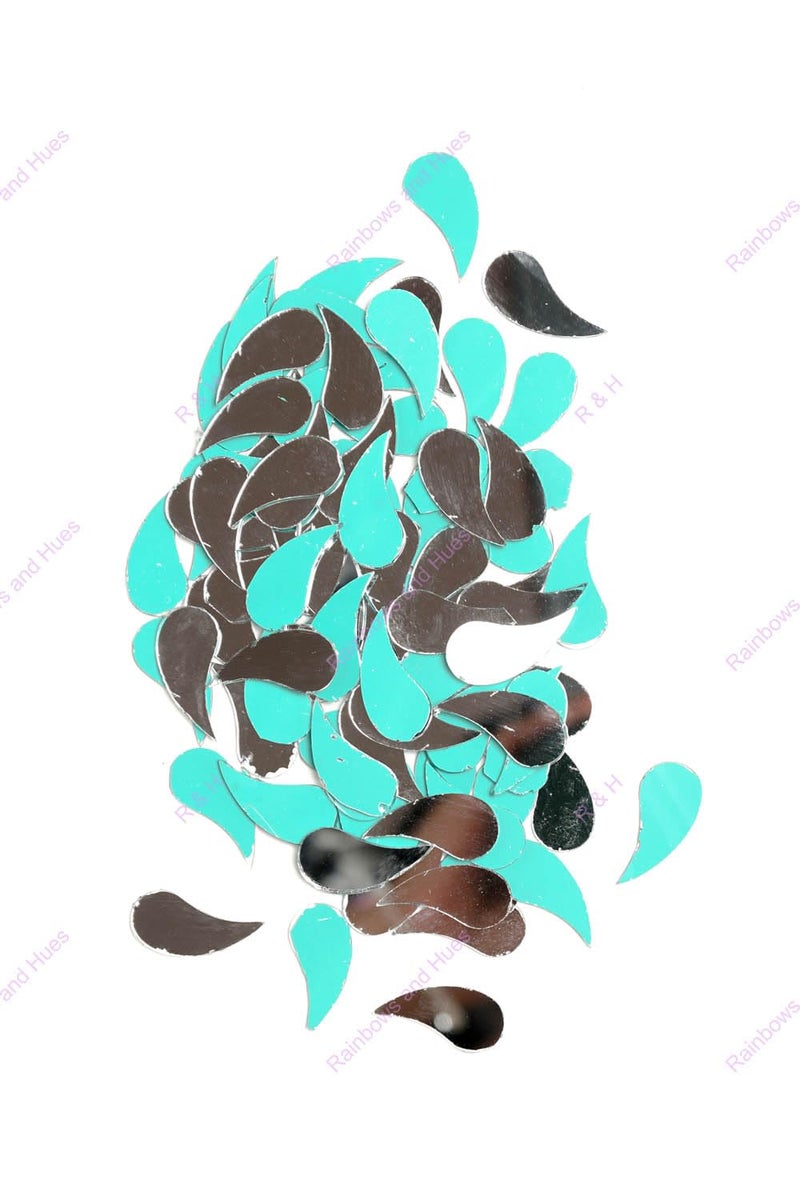 RH RH Craft Mirrors Mango Kairi Shape 100 Grams for LIPPAN Art Mirror Art MUD and Mirror Art Craft Mosaic Art Home Decorations ETC Right 45 CM  - Image 3
