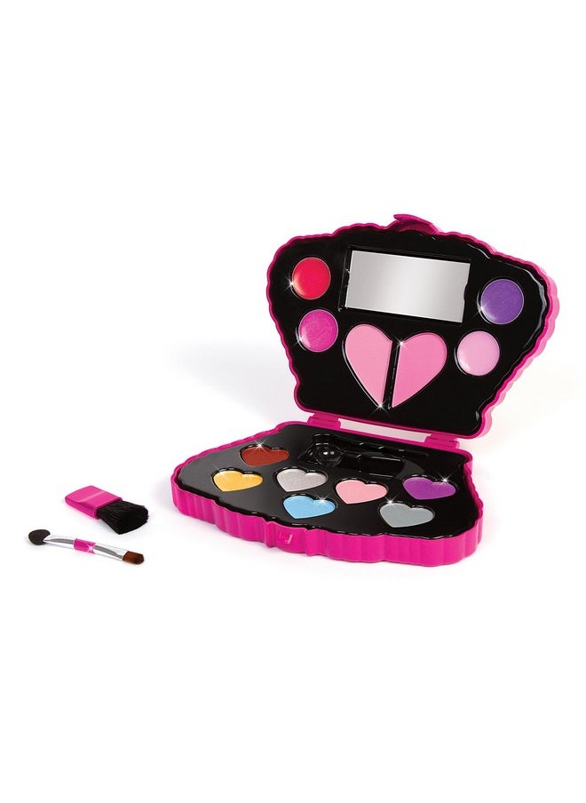 Make It Real : Juicy Couture Bejeweled Beauty Cosmetic Compact Glam For Eyes Lips & Face Crown Shaped Makeup Case Girls & Kids Ages 6+  - Image 3