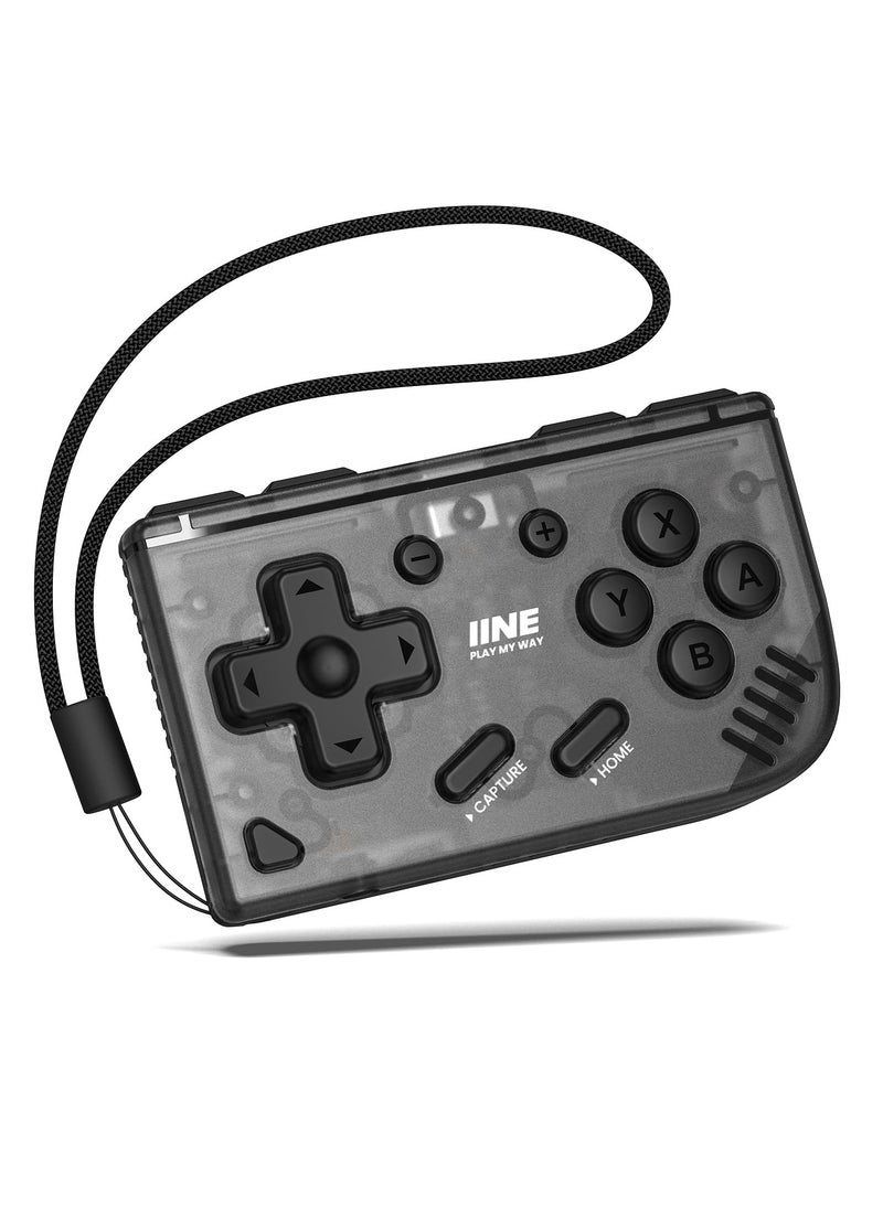 SANMUGEED - Mini Retro Wireless Controller, Micro Remote Controller for Switch/OLED, PC, Android and IOS, Keychain Pocket-sized Controller with Turbo Function - Image 1