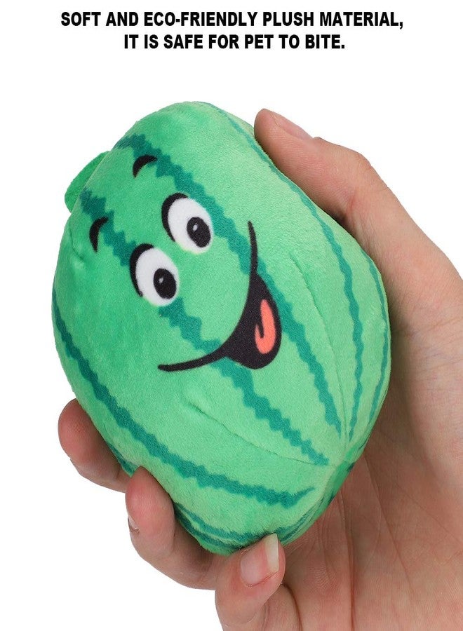 VINGVO Watermelon Toy Interactive Soft Pet Toys, Cat Interactive Toys Dog Plush Toys Squeaky Teething Toys, Funny Dog Puppy, Interactive Stuffed Dog Chew Toys for Small Large Dogs - Image 4